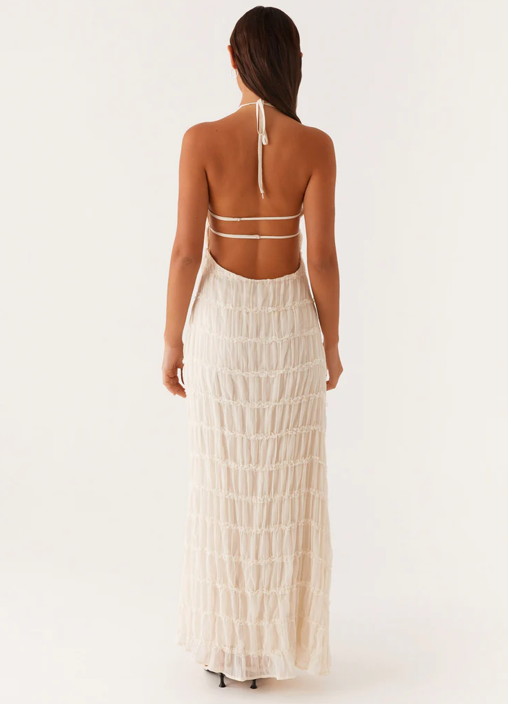 Jolene | Elegant Halter Maxi Dress