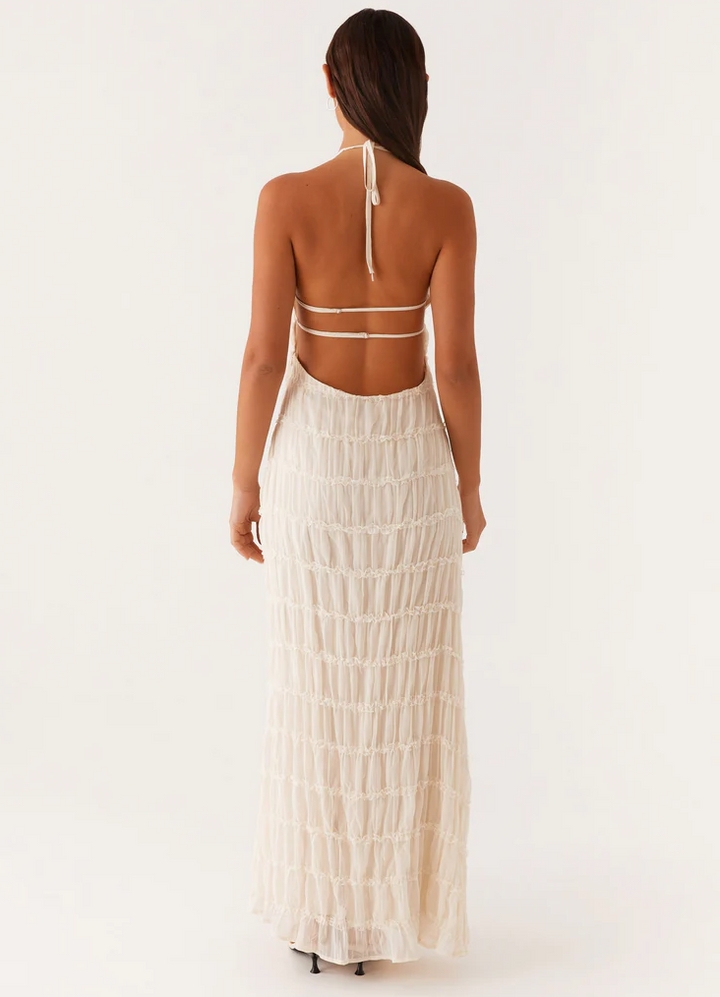 Jolene | Elegant Halter Maxi Dress