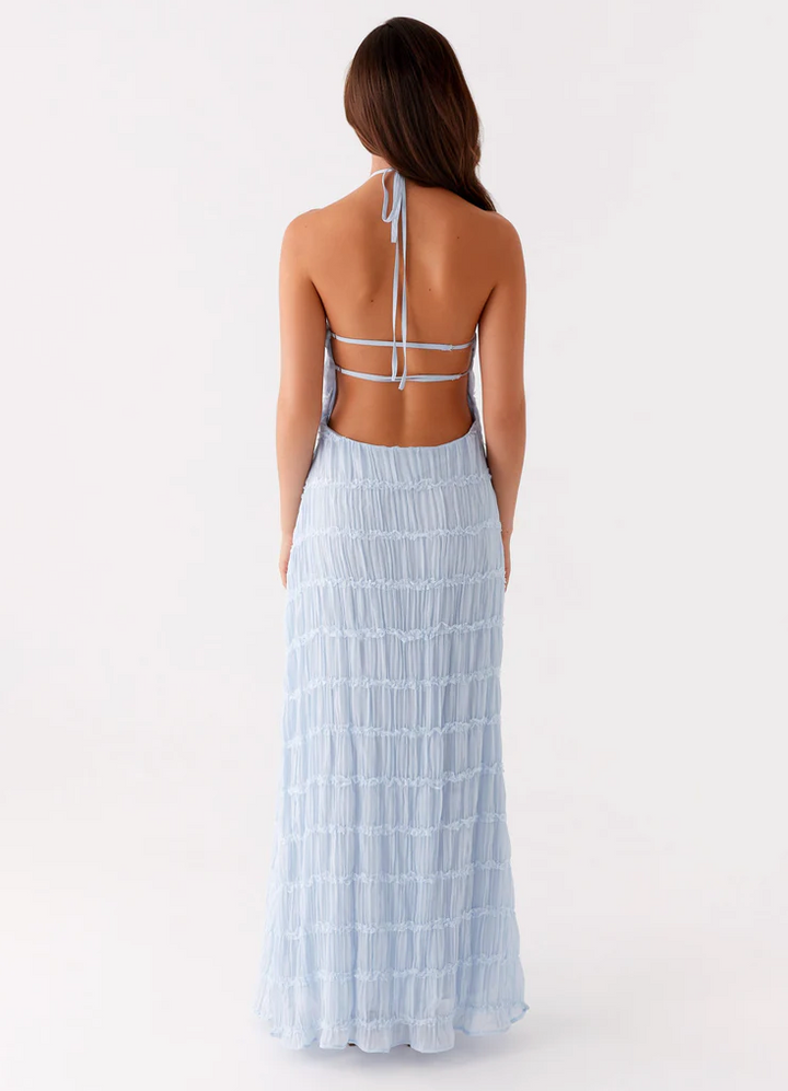 Jolene | Elegant Halter Maxi Dress