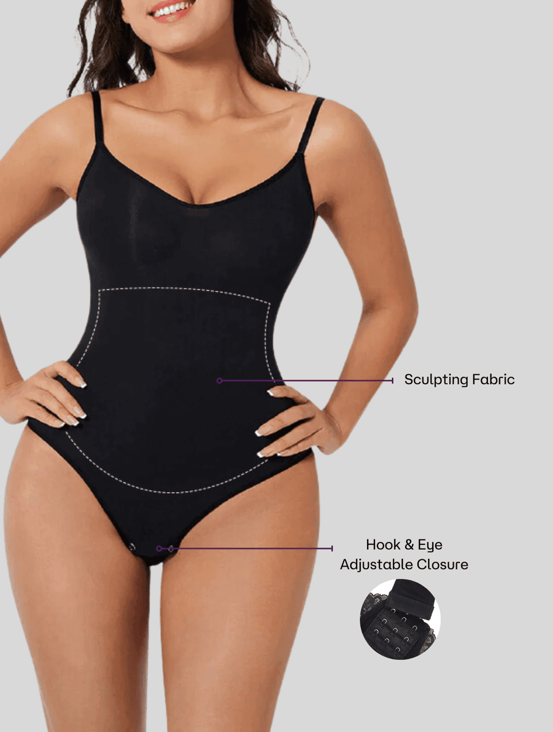 PowerSculpt | Snatched Shapewear Bodysuit