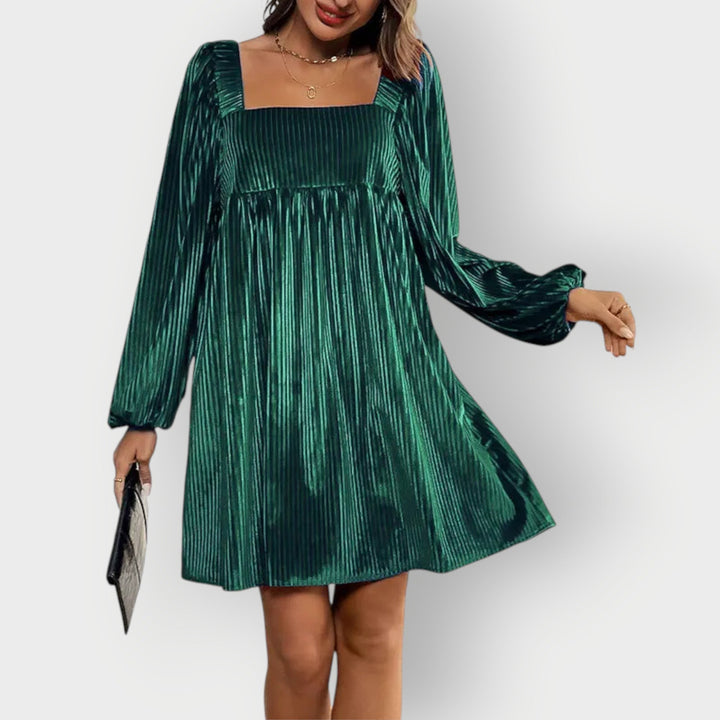 Caroline | Velvet Chic Backless Dress