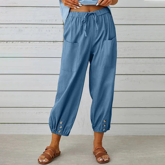 Lena | High Waist Relaxed Pants