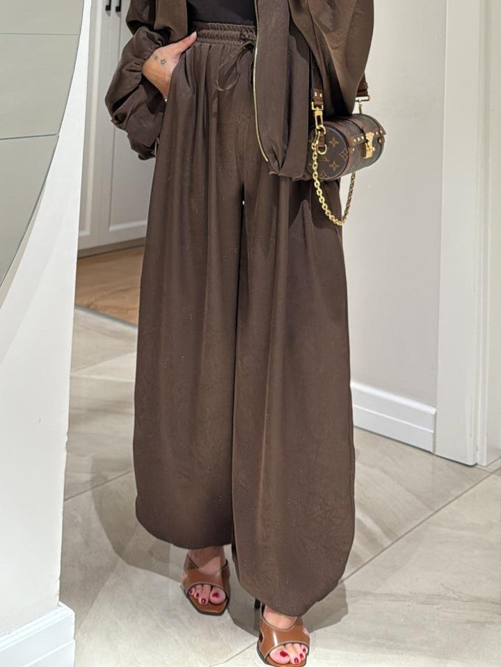 Maribel | Jacket + Drawstring Pants Casual Two-piece Suit