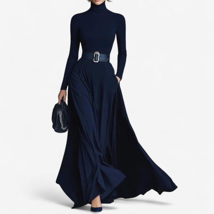 Veronica | High Neck Maxi Dress