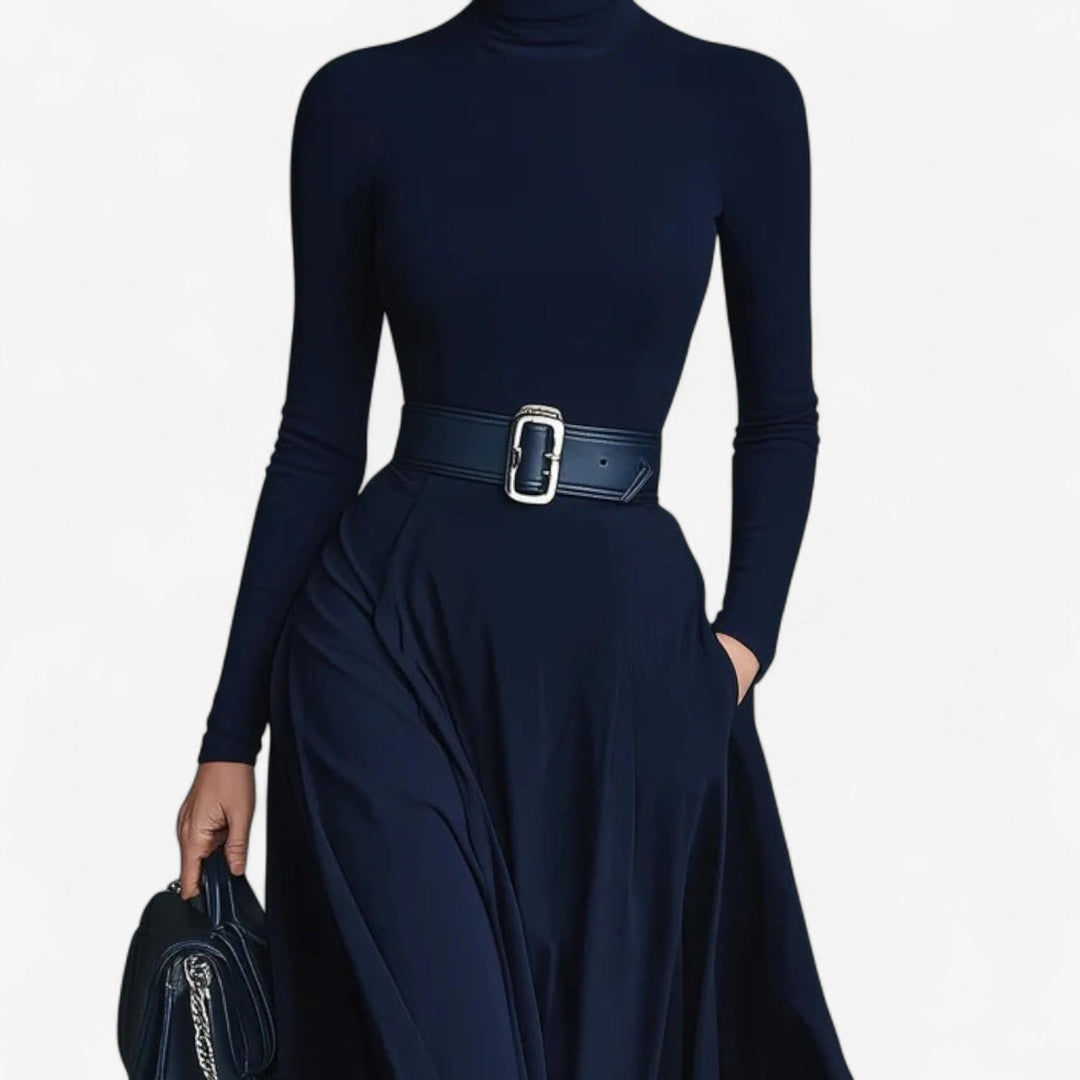 Veronica | High Neck Maxi Dress