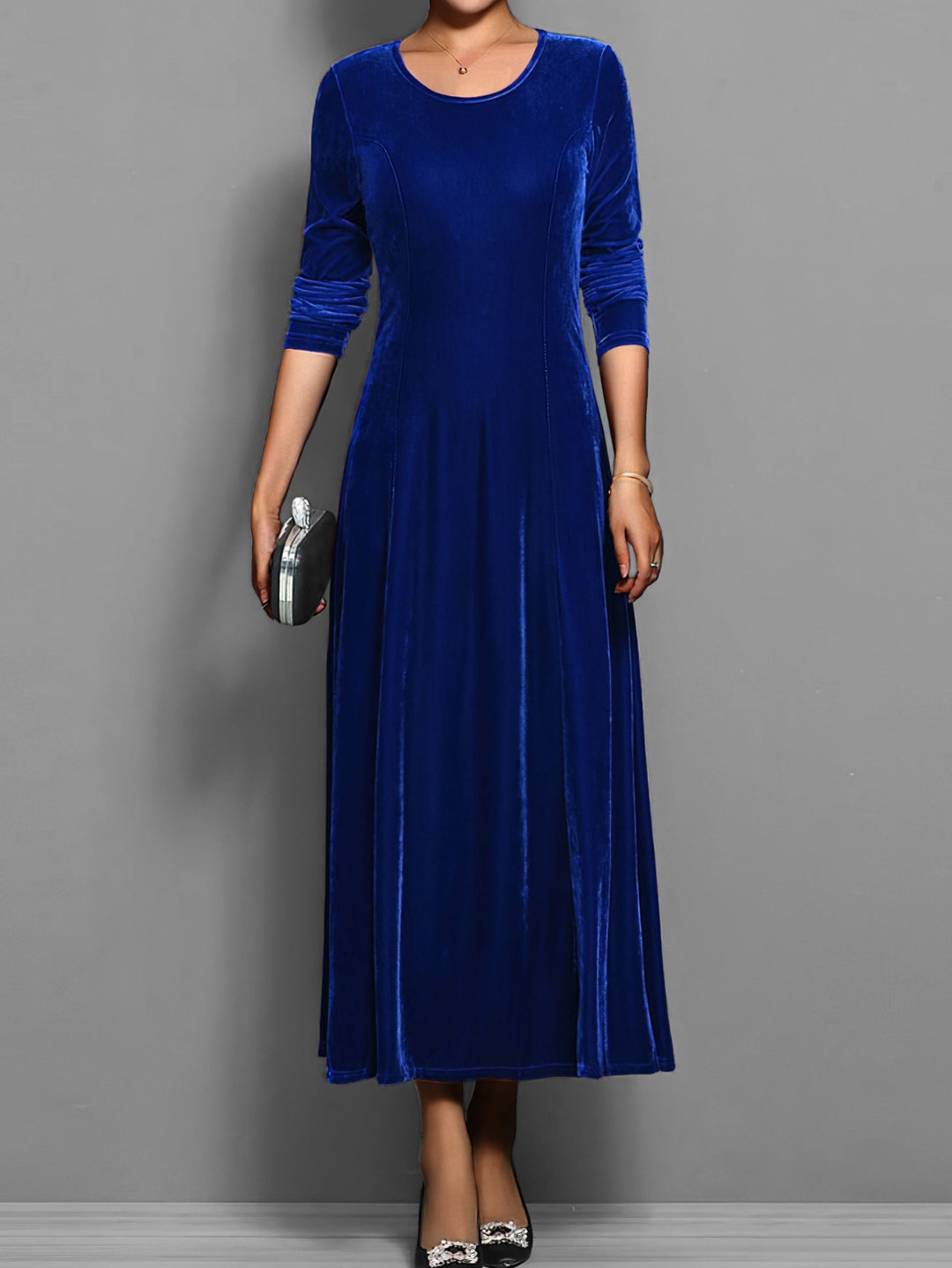 Elizabeth | Soft Velvet Dress