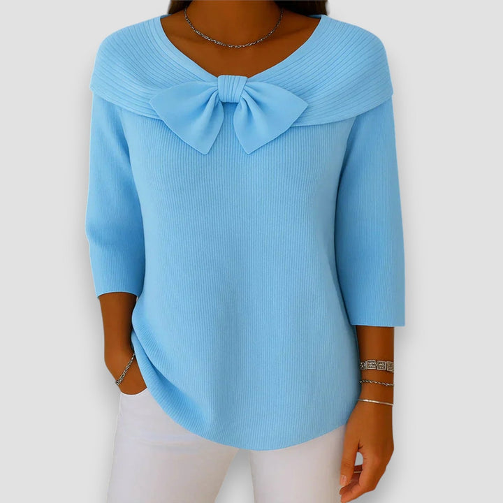 Violet | Sweater with Bow