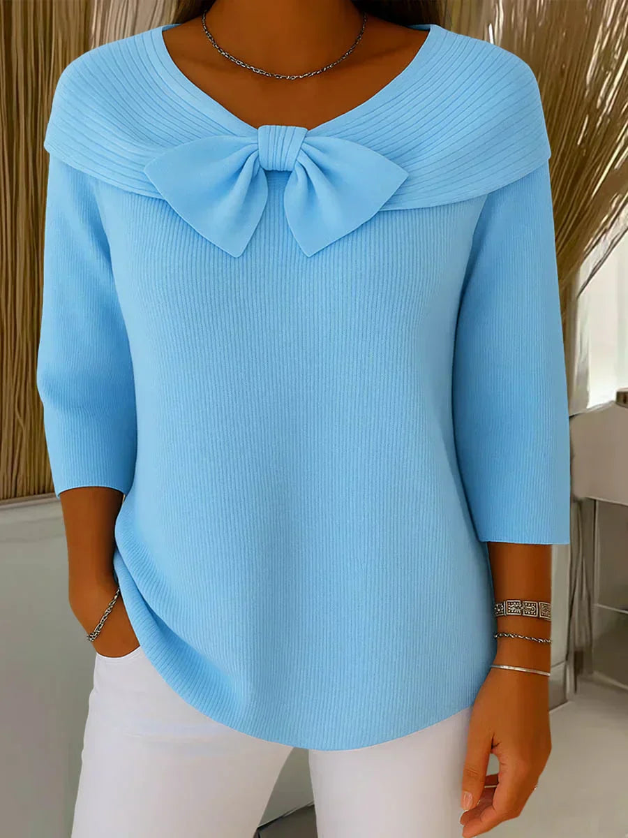 Violet | Sweater with Bow