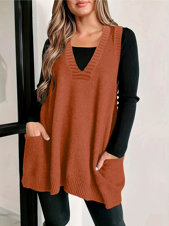 Aria | Casual V-Neck Vest
