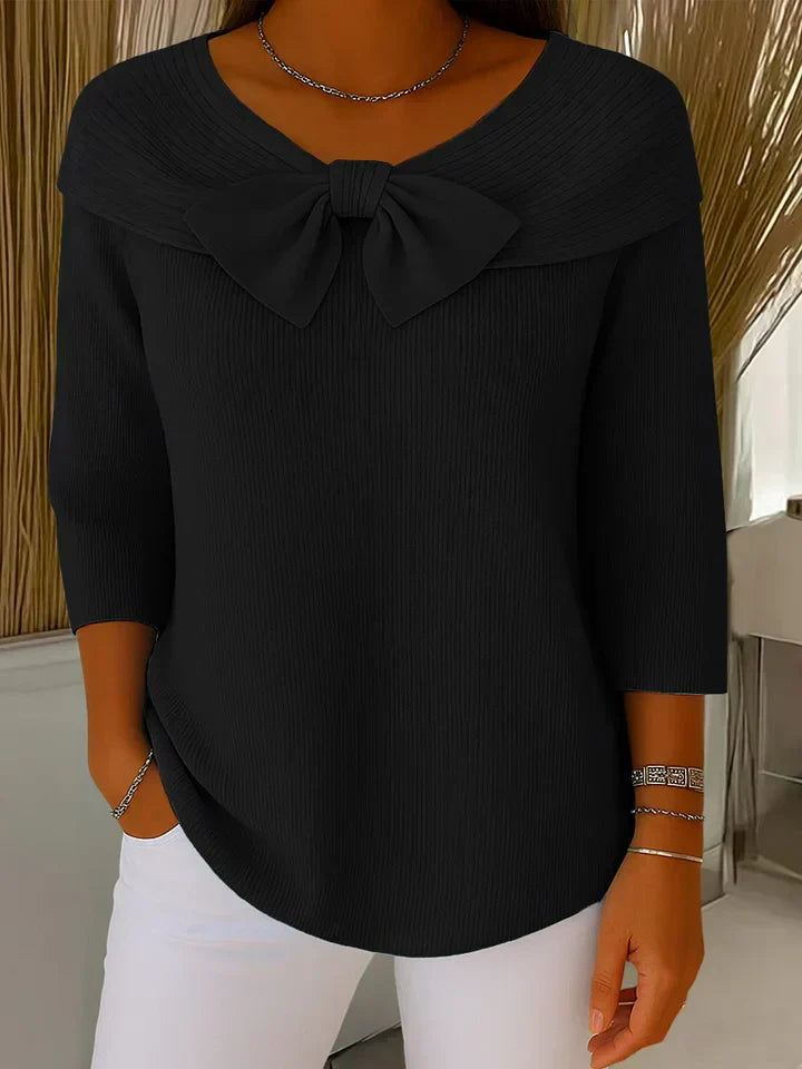 Violet | Sweater with Bow