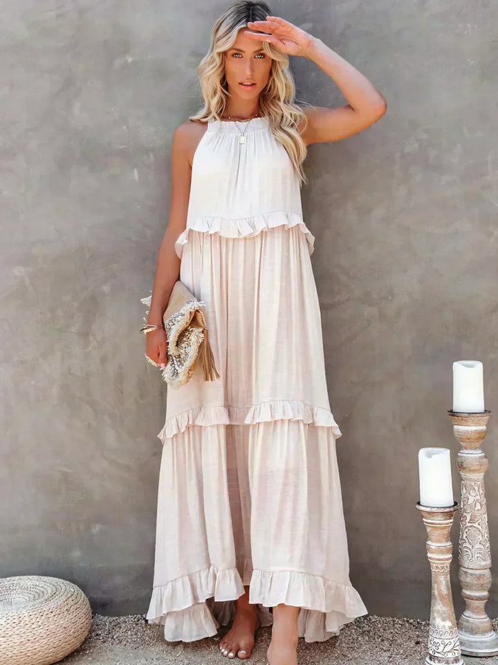 Courtney | Elegant Sleeveless Dress with Ruffles
