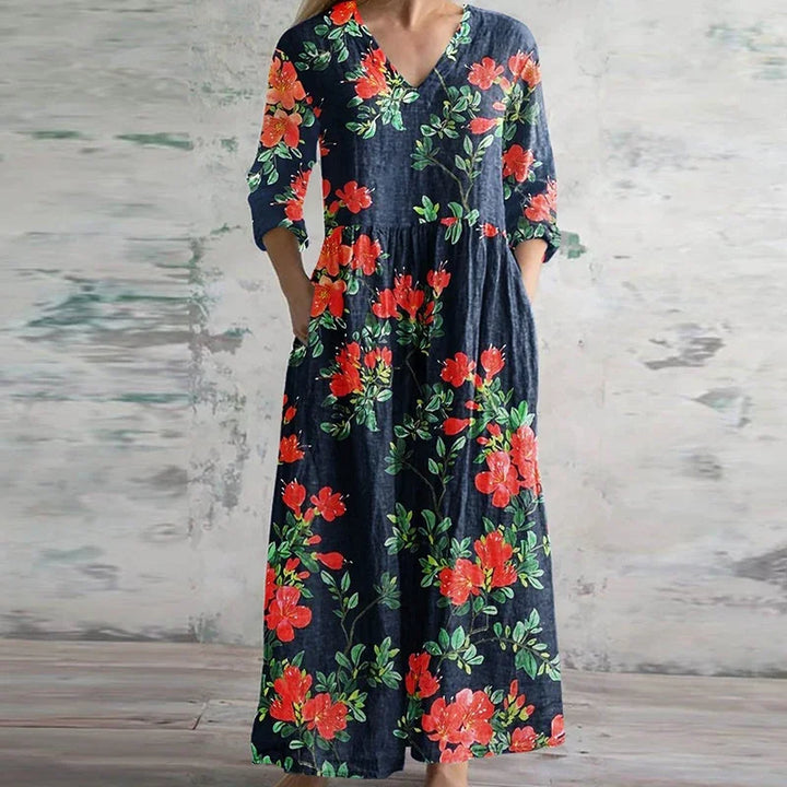 Kristen | Elegant Retro Maxi Dress