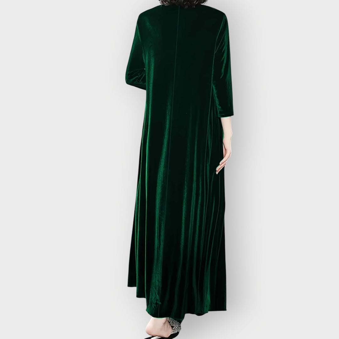 Carina | Luxe Velvet Flow Maxi Dress