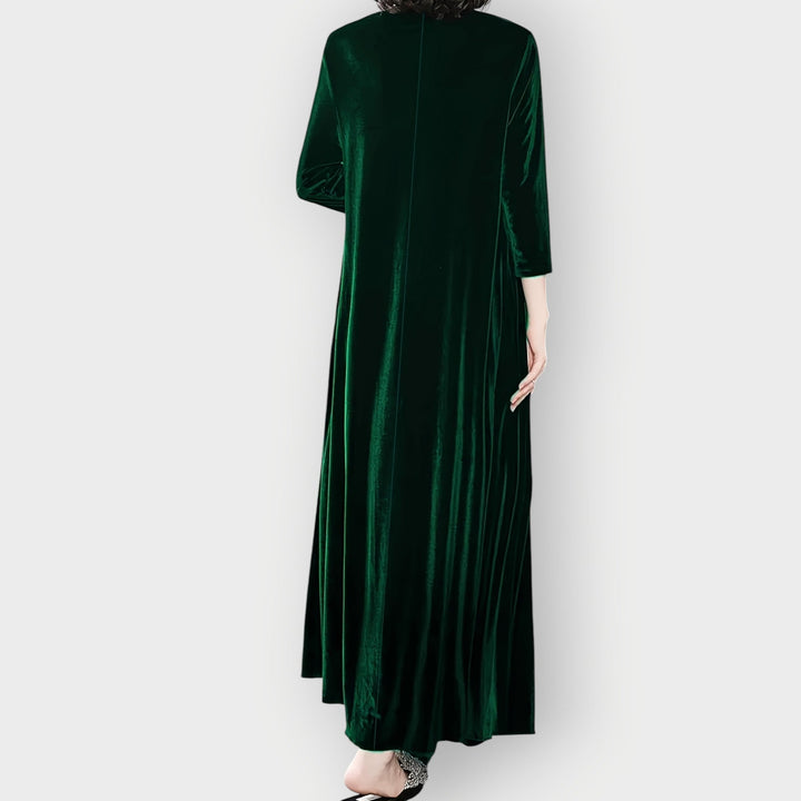 Carina | Luxe Velvet Flow Maxi Dress