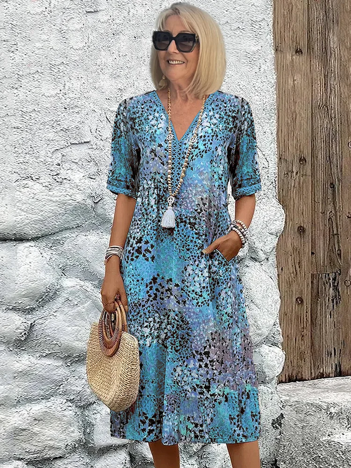 Tanya | Colorful Midi Dress