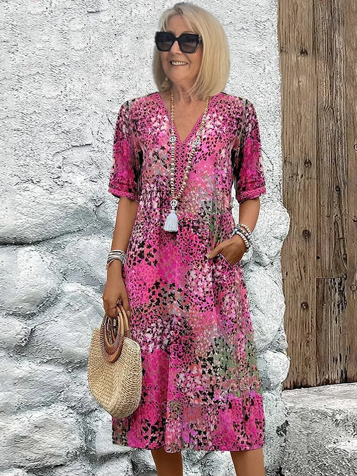 Tanya | Colorful Midi Dress