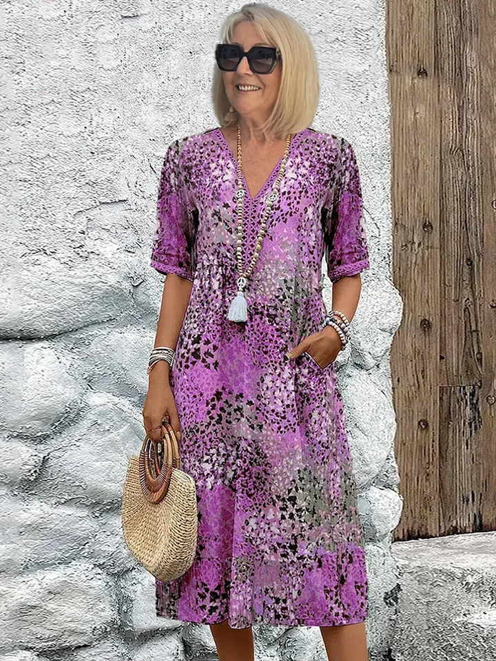 Tanya | Colorful Midi Dress
