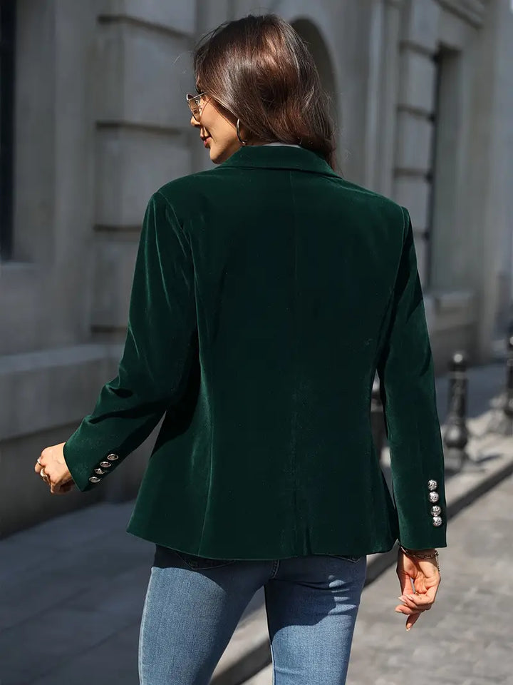 Carole | Elegant Velvet Blazer