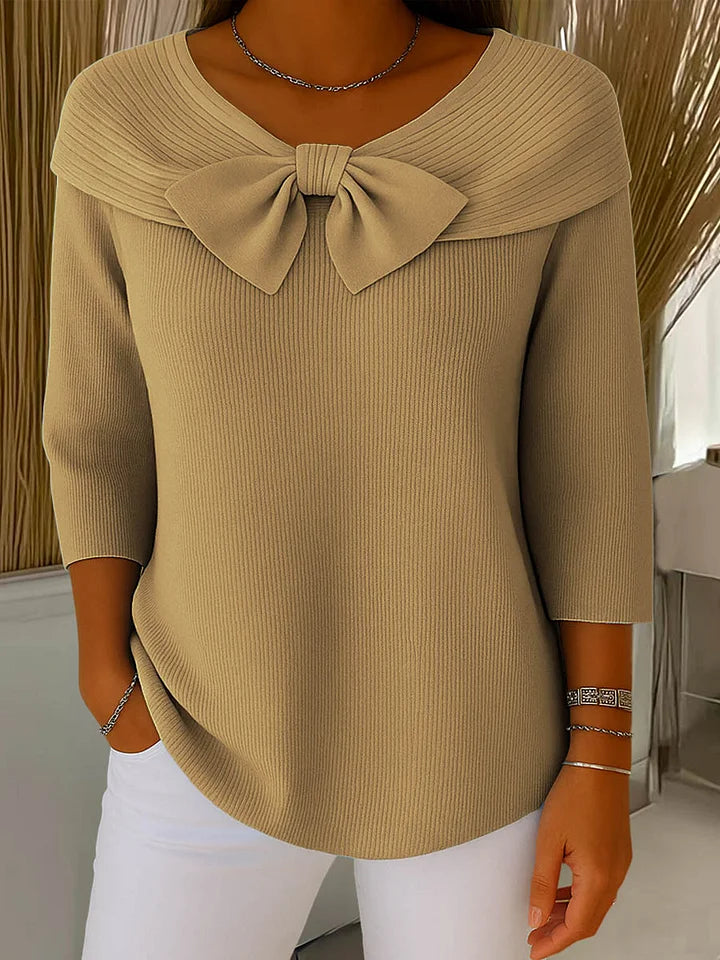 Violet | Sweater with Bow