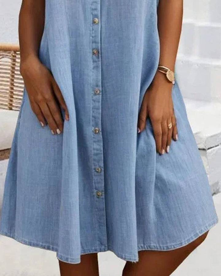 Jennifer | Lightweight Denim-look Dress