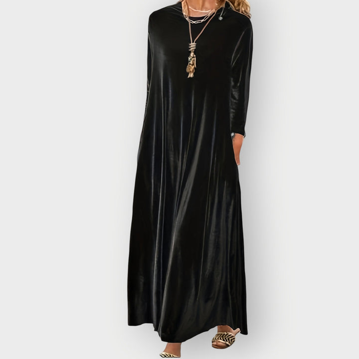 Carina | Luxe Velvet Flow Maxi Dress