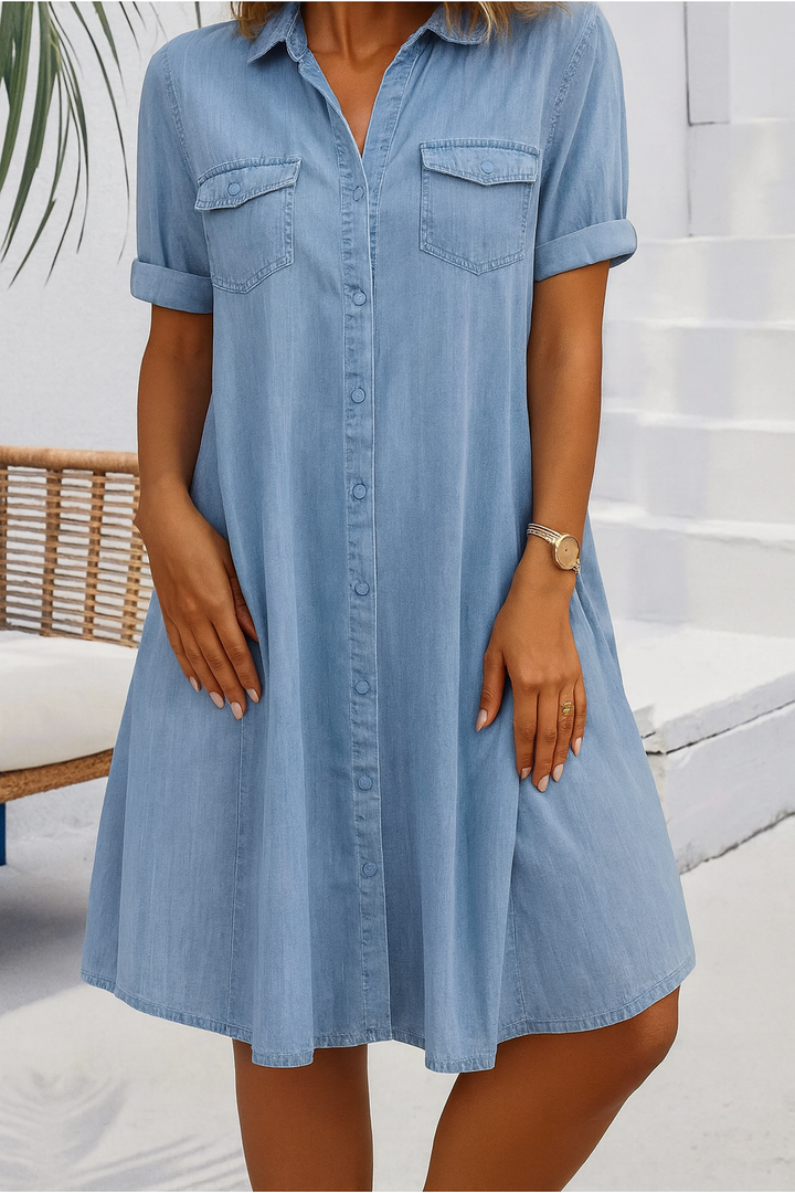 Jennifer | Lightweight Denim-look Dress