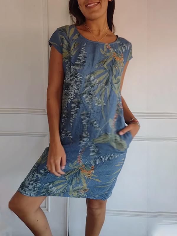 Marilyn | Comfortable Dress with Round Neck