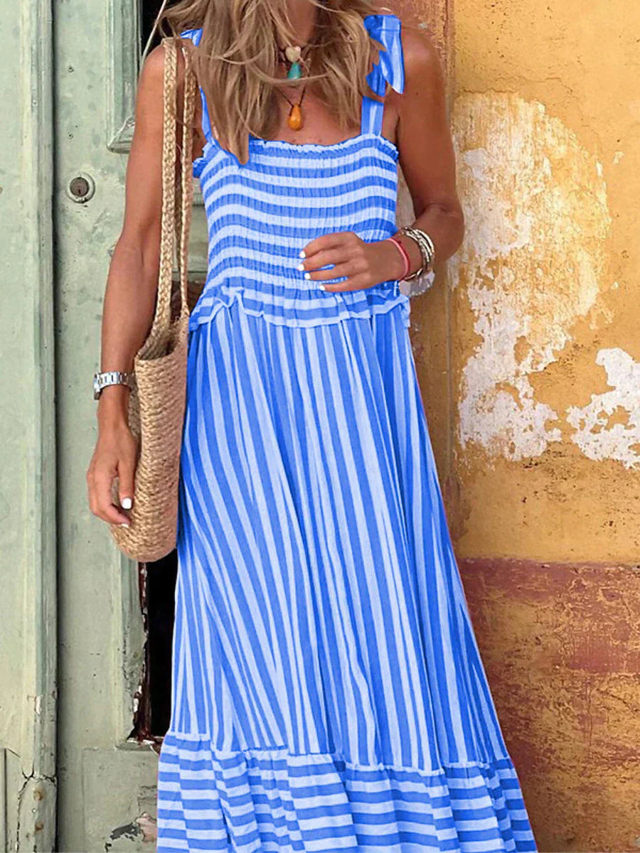 Emilia | Elegant Striped Summer Dress
