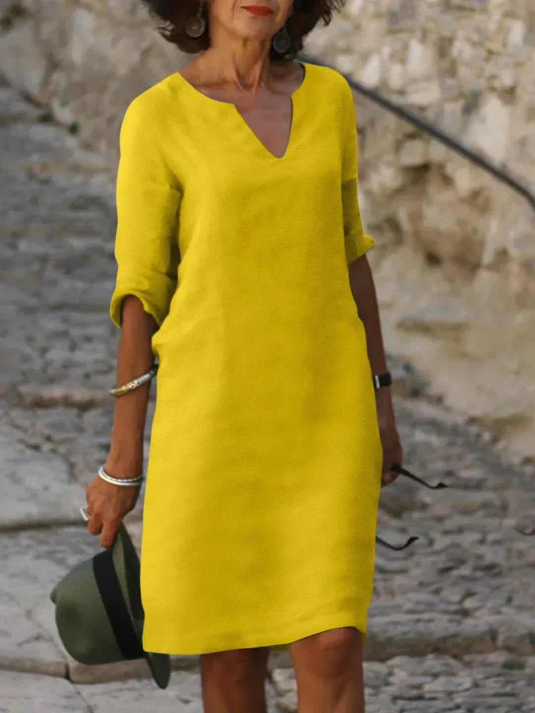Skylar | Elegant Dress with V-Neck