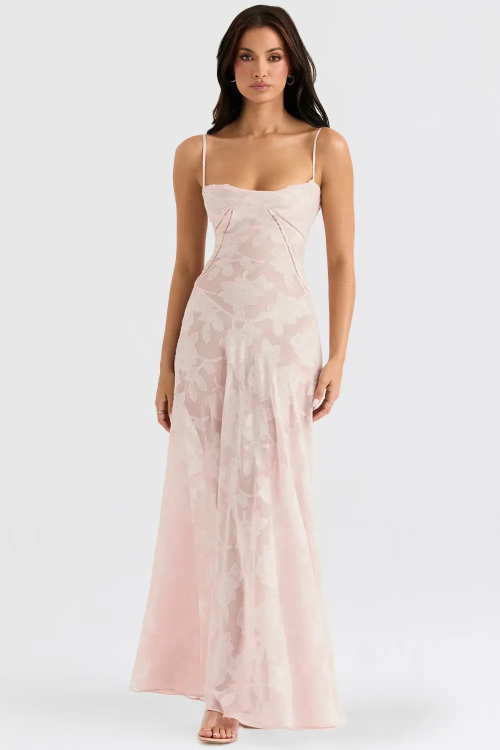 Gretchen | Long Summer Dress with Open Back and Adjustable Straps