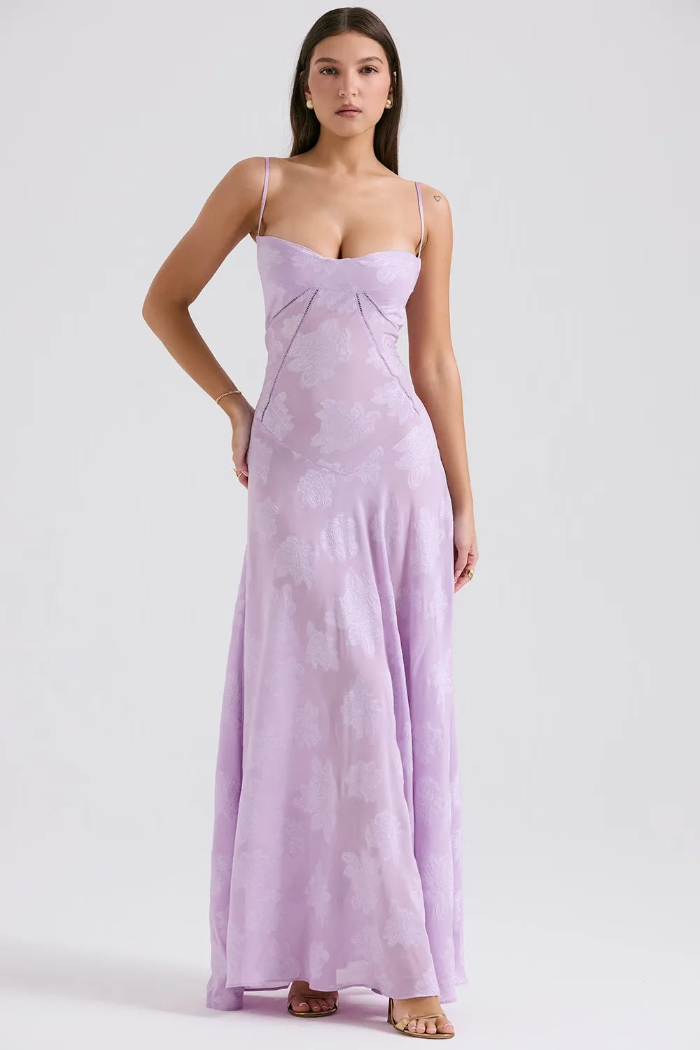 Gretchen | Long Summer Dress with Open Back and Adjustable Straps