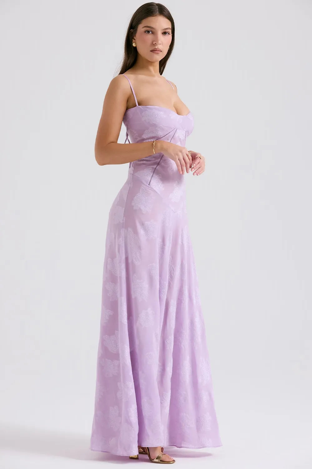 Gretchen | Long Summer Dress with Open Back and Adjustable Straps
