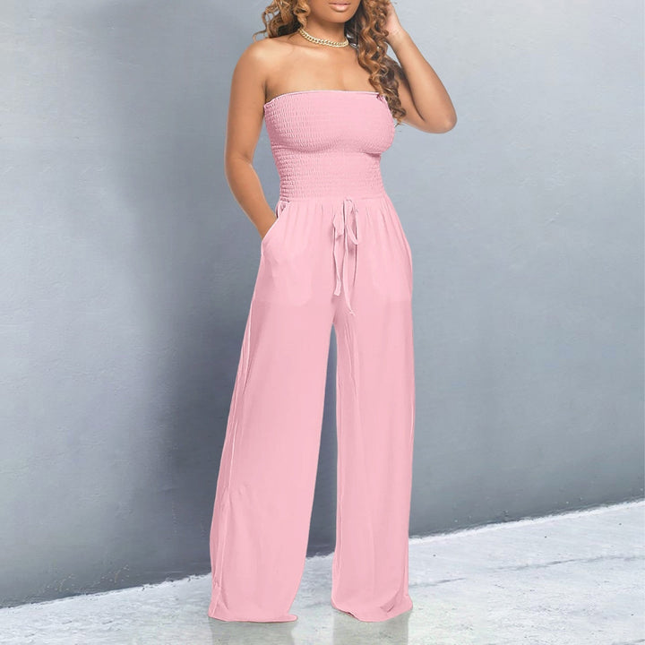 Bella | Trendy Off-Shoulder Jumpsuit