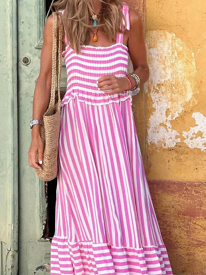 Emilia | Elegant Striped Summer Dress